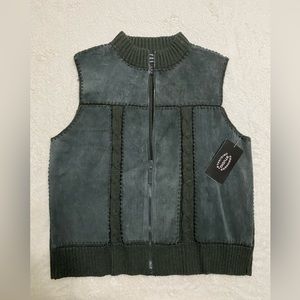 Leather vest